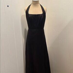 After Six Maxi Black Halter Dress